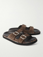 Paul Smith - Phoenix Suede Sandals - Brown