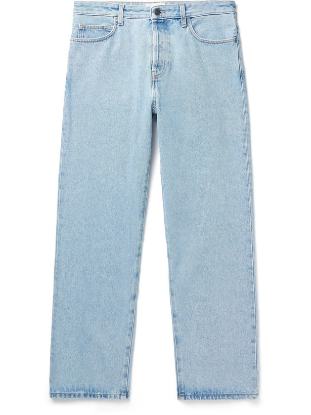 Photo: The Row - Morton Straight-Leg Organic Jeans - Blue