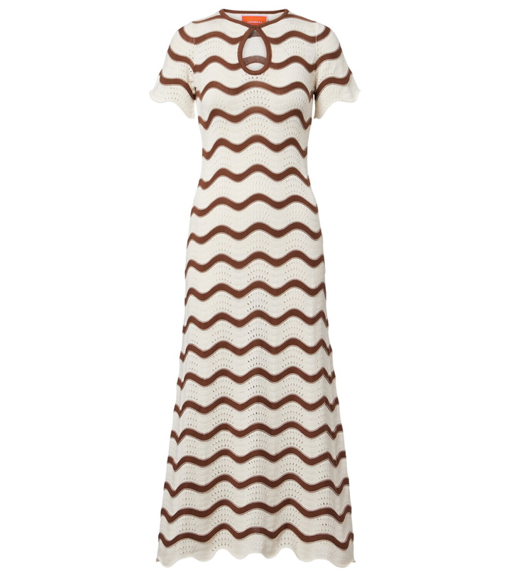 Photo: La DoubleJ Swing crochet cotton midi dress