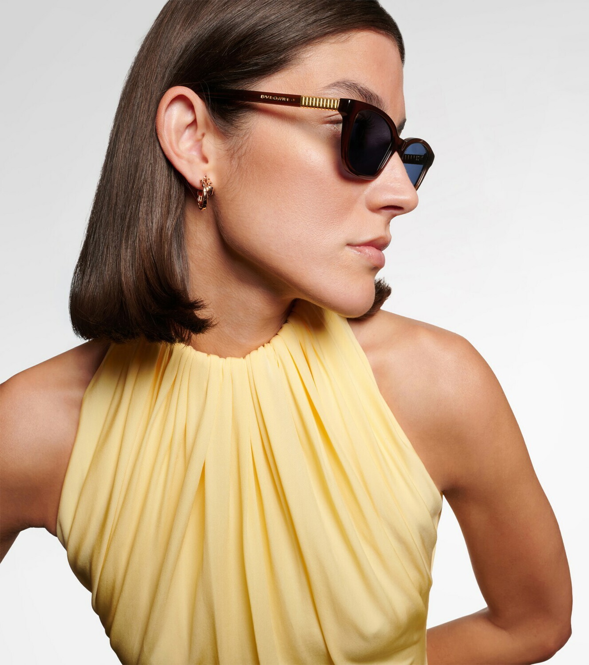 Bvlgari Tubogas cat-eye sunglasses