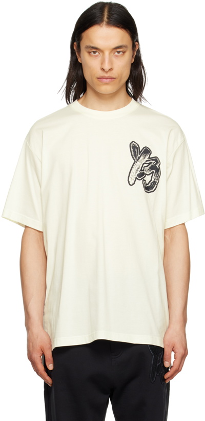 Photo: Y-3 Off-White Brush Graphic T-Shirt