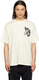 Y-3 Off-White Brush Graphic T-Shirt