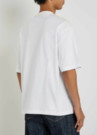 Jacquemus Le Tshirt Voiler Embroidered Cotton T-shirt White