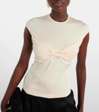 Tove Paola gathered jersey top