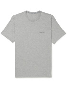 CALVIN KLEIN UNDERWEAR - Comfort Mélange Cotton-Jersey T-Shirt - Gray