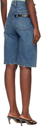 Coperni Blue Bermuda Denim Shorts