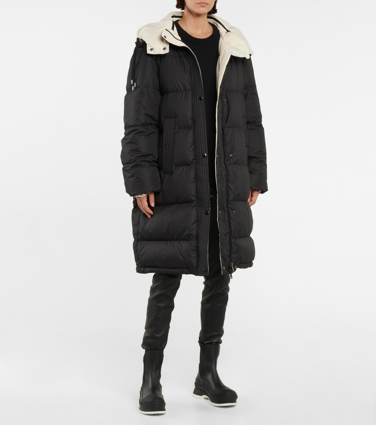 Moncler - Erysimum hooded down coat Moncler