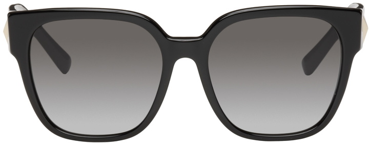 Photo: Valentino Garavani Black Square Sunglasses