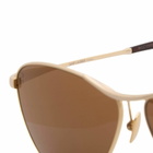 Saint Laurent Sunglasses Saint Laurent SL 831 Vesper Sunglasses in Gold/Brown 