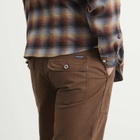Dubbleware Men's Herringbone Fatigue Pants in Brown