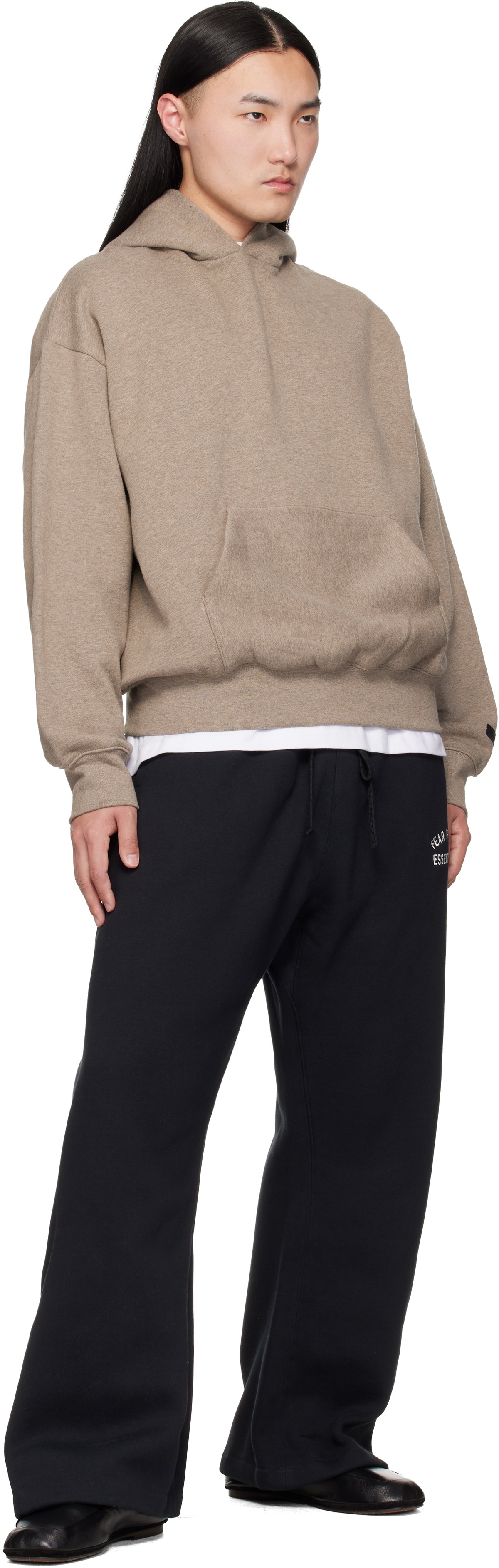 Fear of God ESSENTIALS Beige Classic Hoodie Fear Of God Essentials