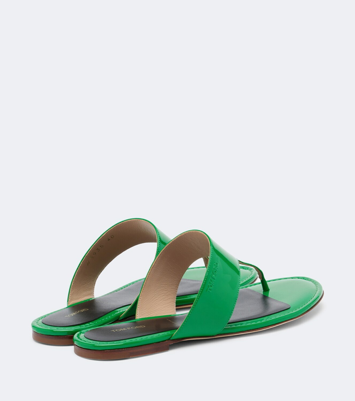 Tom Ford Patent leather thong sandals