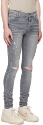 AMIRI Gray Shotgun Jeans