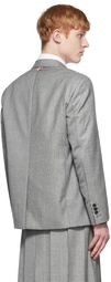 Thom Browne SSENSE Exclusive Gray Wool Blazer