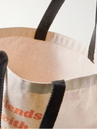 FRIENDS WITH ANIMALS - Logo-Print Canvas Tote Bag