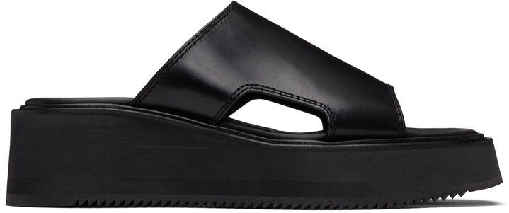 Photo: Julius Black Edge Cut Leather Sandals