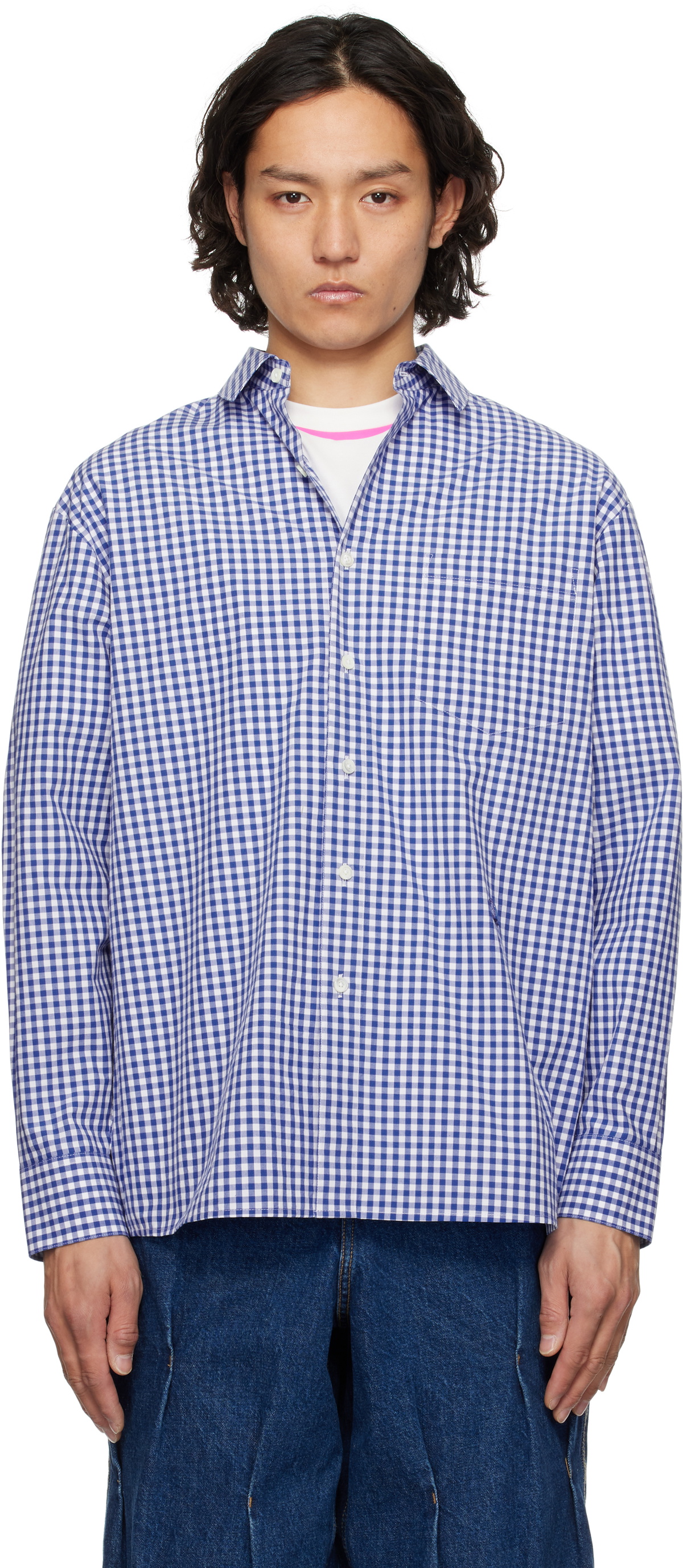 ADER error Blue Sig; TRS Tag 03 Shirt