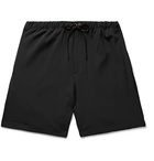 Club Monaco - Stretch-Jersey Drawstring Shorts - Black