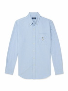 Polo Ralph Lauren - Button-Down Logo-Embroidered Cotton Oxford Shirt - Blue