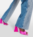 Giuseppe di Morabito Embellished high-rise wide-leg jeans