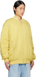 Isabel Marant Yellow Bakya Bomber Jacket