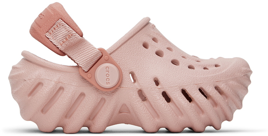 Crocs Baby Pink Echo Clogs