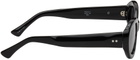 Dries Van Noten Black Linda Farrow Edition Cat-Eye Sunglasses