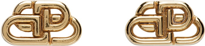 Photo: Balenciaga Gold BB XS Earrings