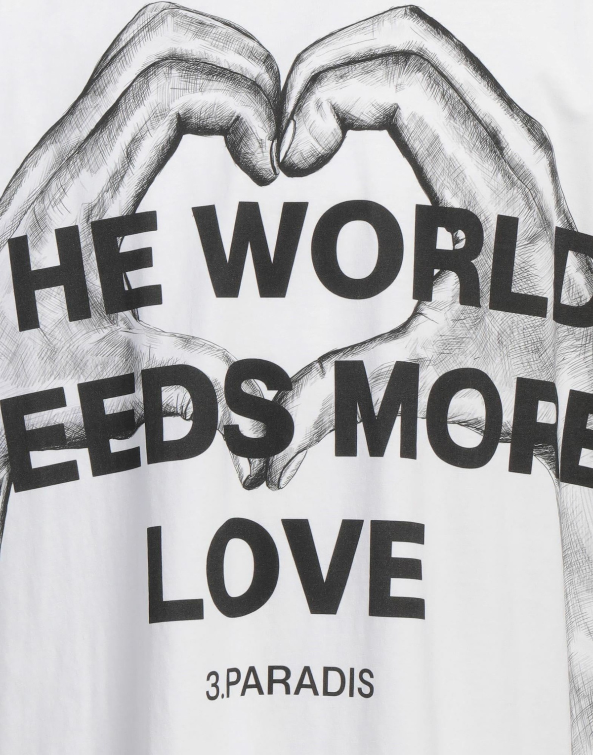 3.paradis Mens T-shirt in White