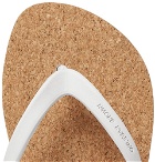 Orlebar Brown - Haston Rubber and Cork Flip Flops - White