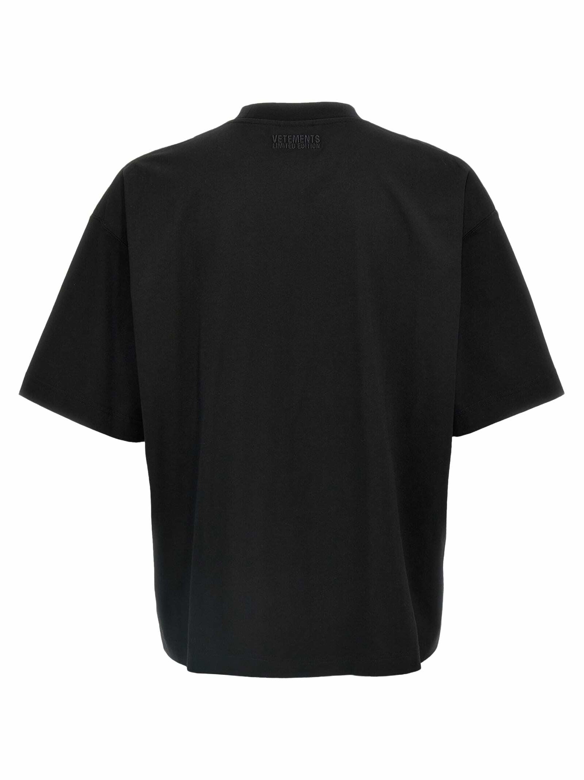 Tシャツ・カットソー VETEMENTS 'Oval Logo' T-shirt White Oval Logo Oversized T-shirt by VETEMENTS on Sale