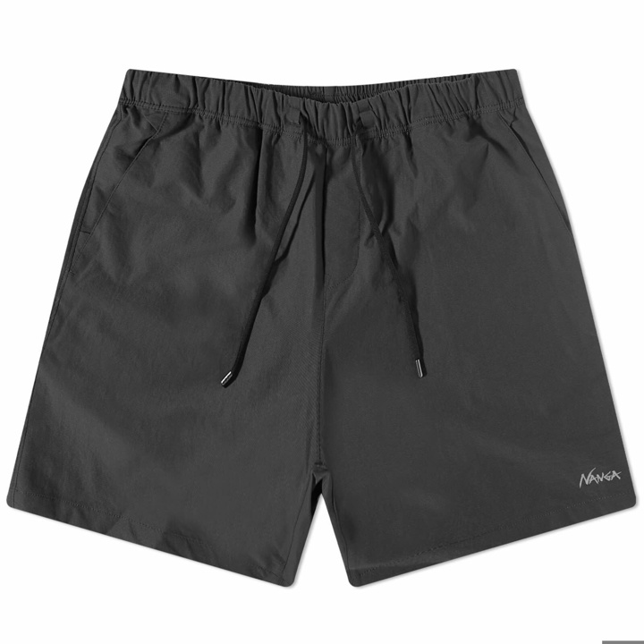 Photo: Nanga Men's Air Cloth Comfy Shorts in Black