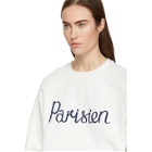 Maison Kitsune Off-White Parisien Sweatshirt