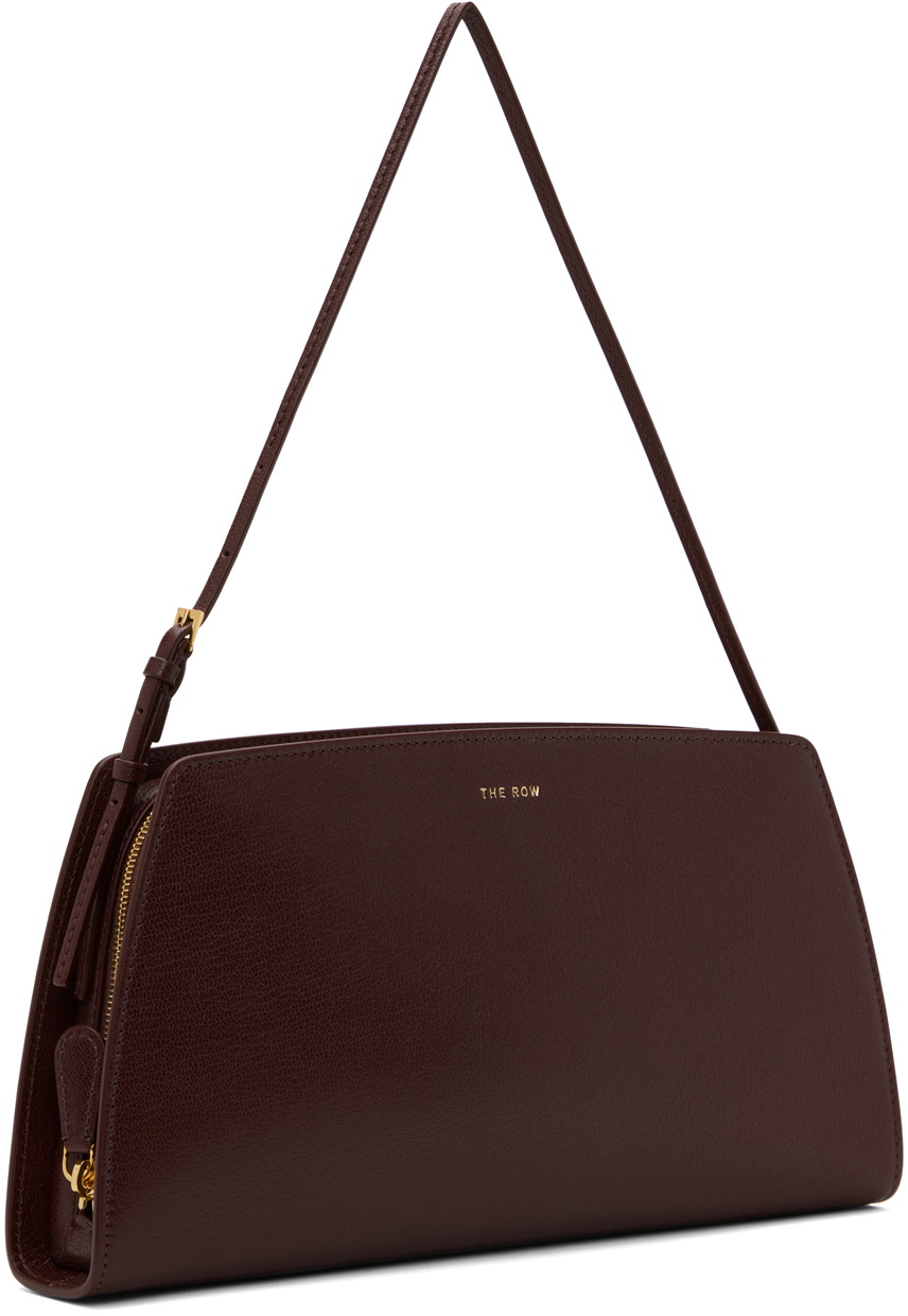 The Row Burgundy Dalia Baguette Bag The Row