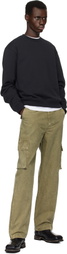 John Elliott Black Beach Crew 2 Sweatshirt