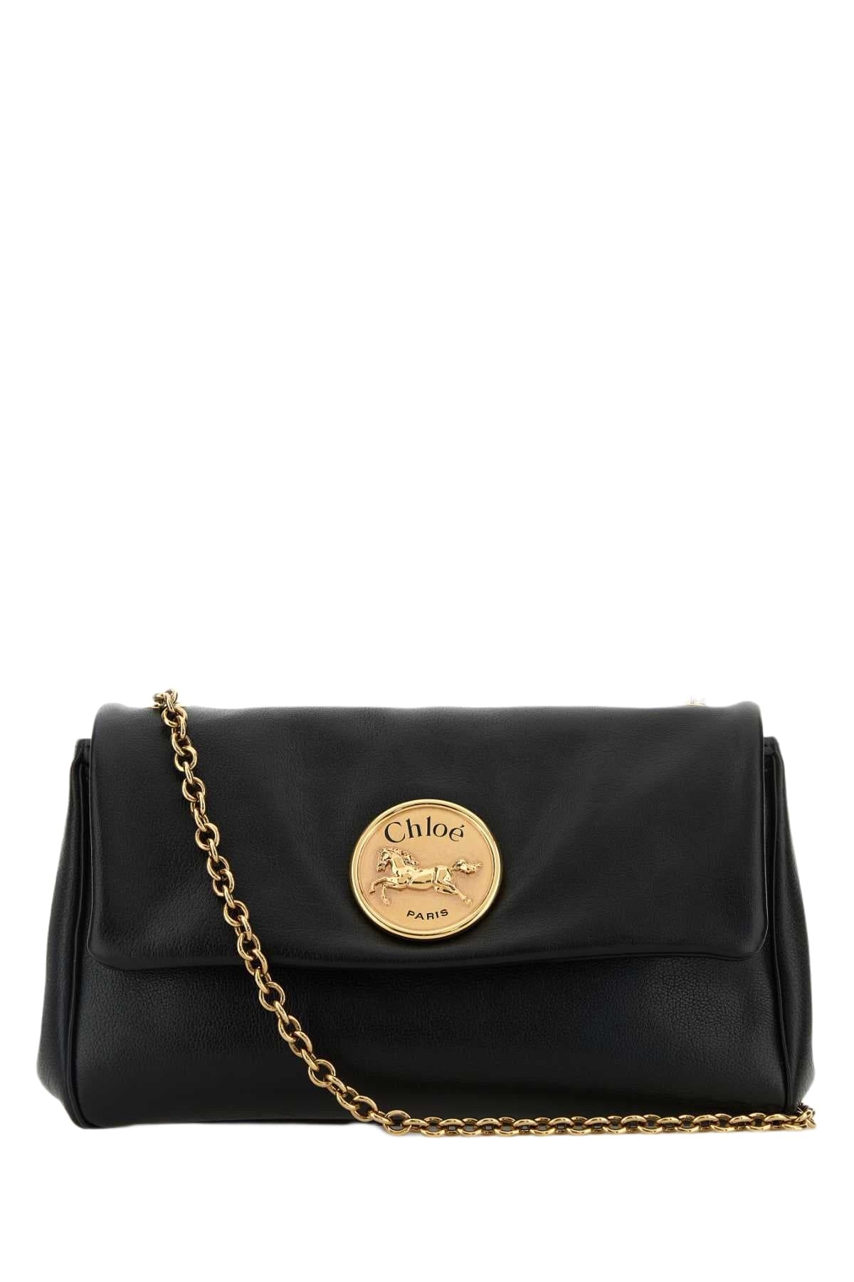 Chloé Black Lamb Ovis Aries Aries Shoulder Bag