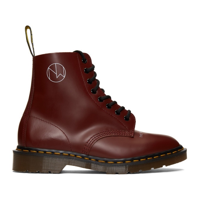 Photo: Undercover Red Dr Martens Edition 1460 Boots