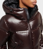 Aztech Mountain Minnie cropped down ski jacket