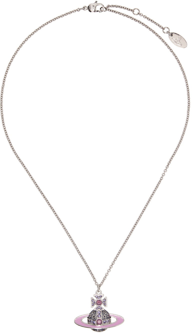 キーホルダー・キーリング Vivienne Westwood Vivienne Westwood Necklace Roxanne Gold 63 Vivienne Westwood SSENSE Exclusive Capsule Silver Roxanne