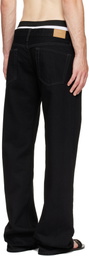 Raimundo Langlois Black Bootcut Jeans