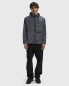 SHINY NYLON HOODED JACKET
