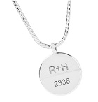 Rhude - Debossed Silver Necklace - Silver