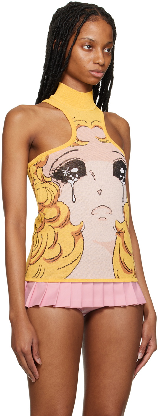 Pushbutton Yellow Crying Girl Turtleneck