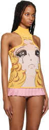 Pushbutton Yellow Crying Girl Turtleneck