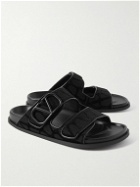 Valentino Garavani - Iconographe Logo-Jacquard Canvas Sandals - Black