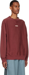 Maison Margiela Red Cotton Sweatshirt