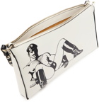 JW Anderson White Tom of Finland Baguette Bag