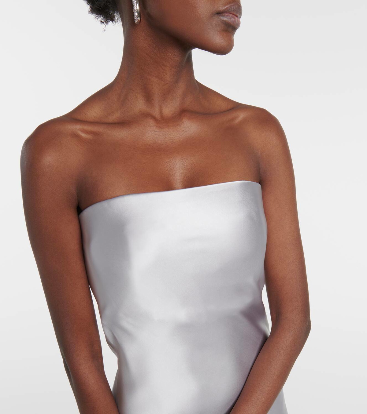 Christopher Esber Palladium strapless satin gown