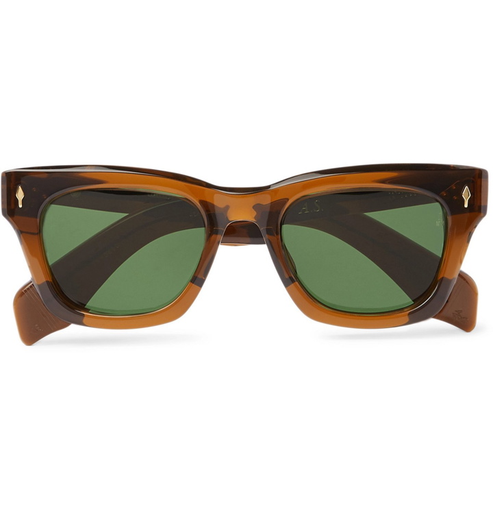 Photo: JACQUES MARIE MAGE - Dealan Square-Frame Acetate Sunglasses - Brown