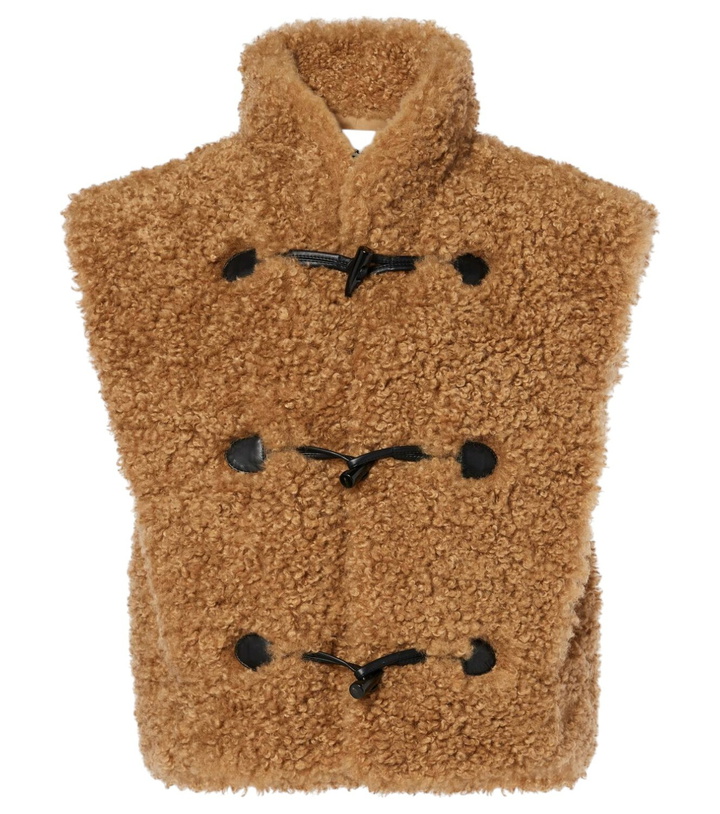 Photo: Marant Etoile Alisa faux fur vest